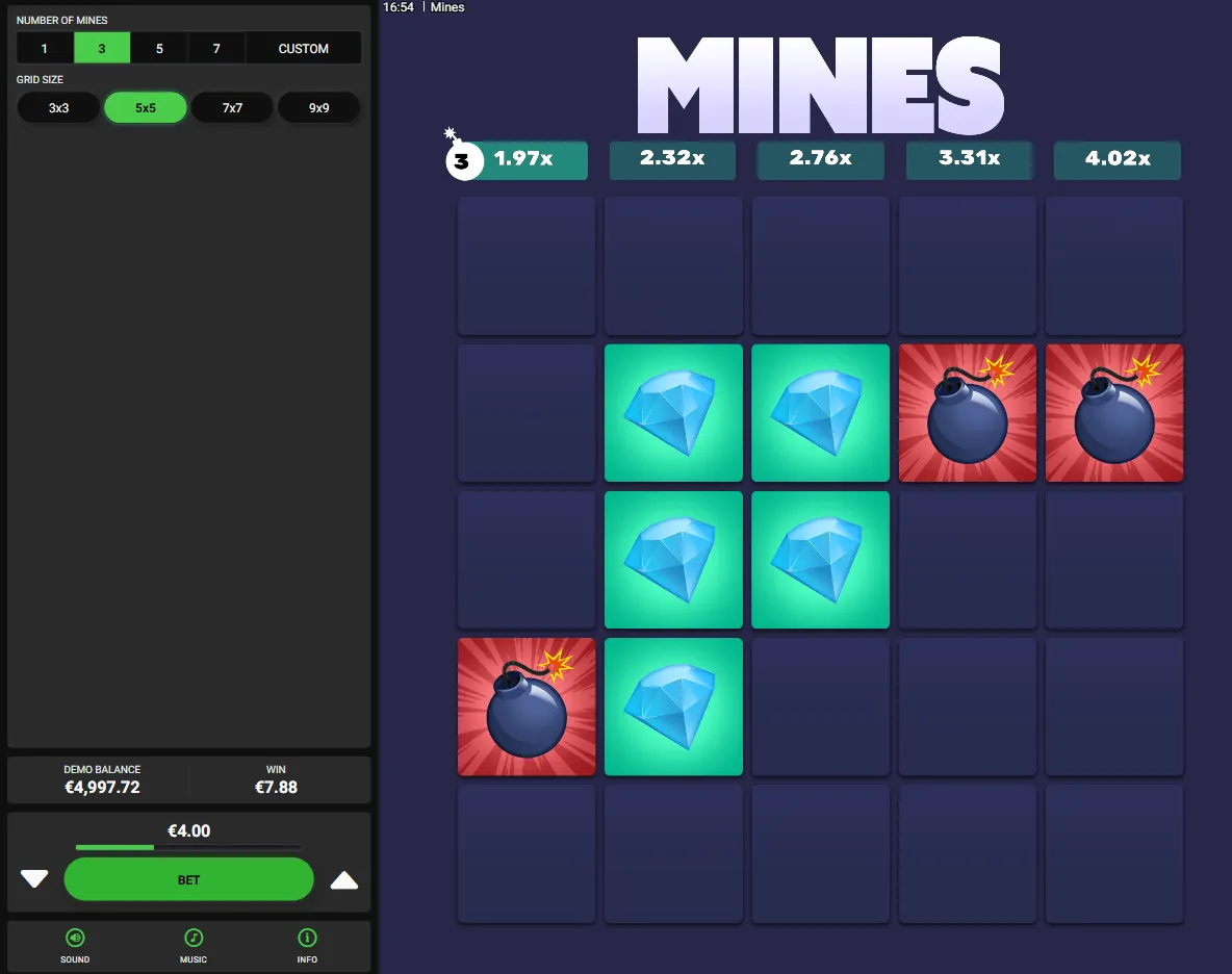 Mines demo